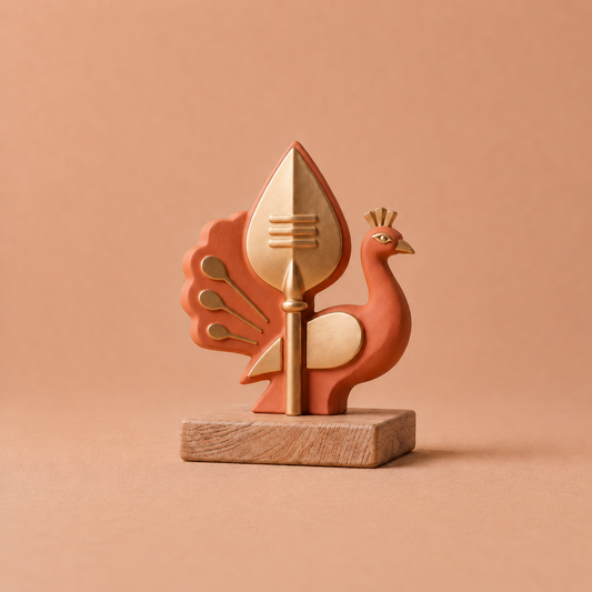 Vel & Mayil | Lord Murugan Collectible Figurine A VIDIV Original — 3D Printed Devotional Collectible