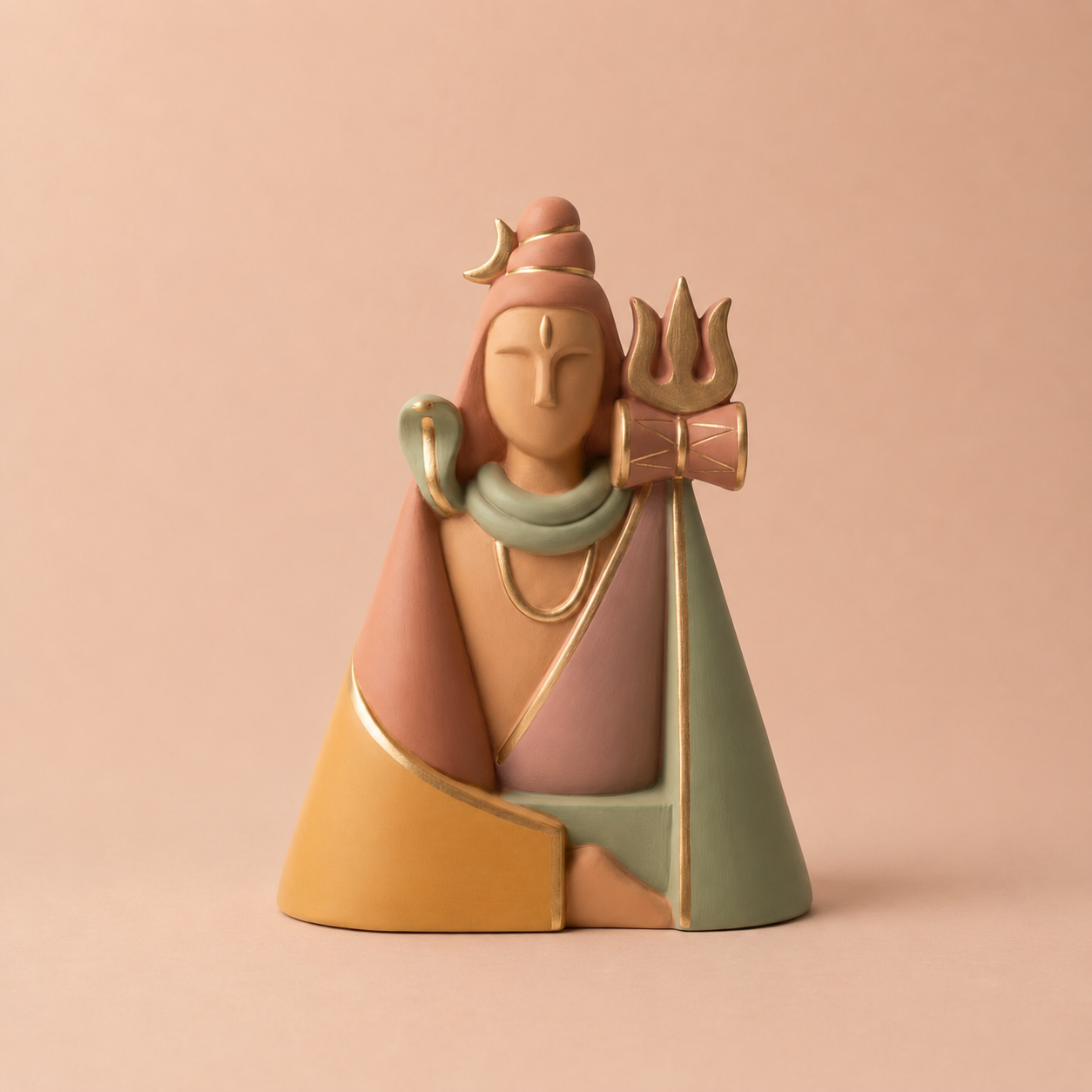 Vrindavan Inspired | Mahadev Meditation Figurine A VIDIV Original — 3D Printed Devotional Collectible