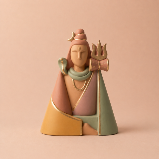 Vrindavan Inspired | Mahadev Meditation Figurine A VIDIV Original — 3D Printed Devotional Collectible